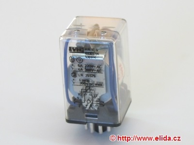 relé EVIG KR11S 12VDC